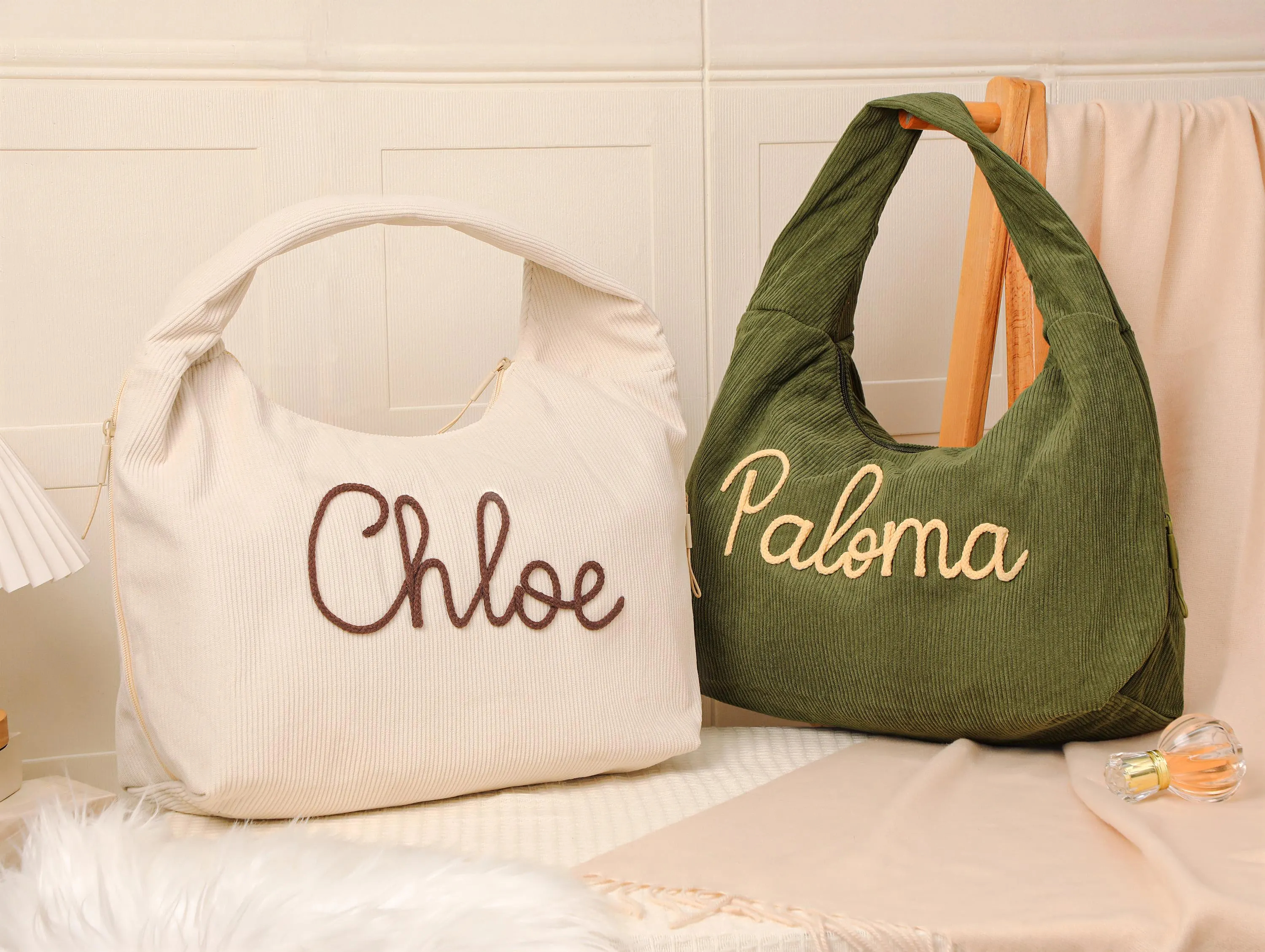 Custom Corduroy Tote Bag