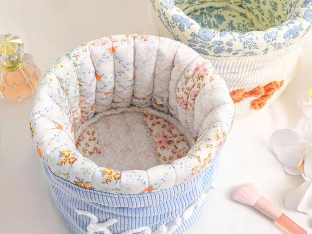 Personalized Corduroy Drawstring Makeup Bag