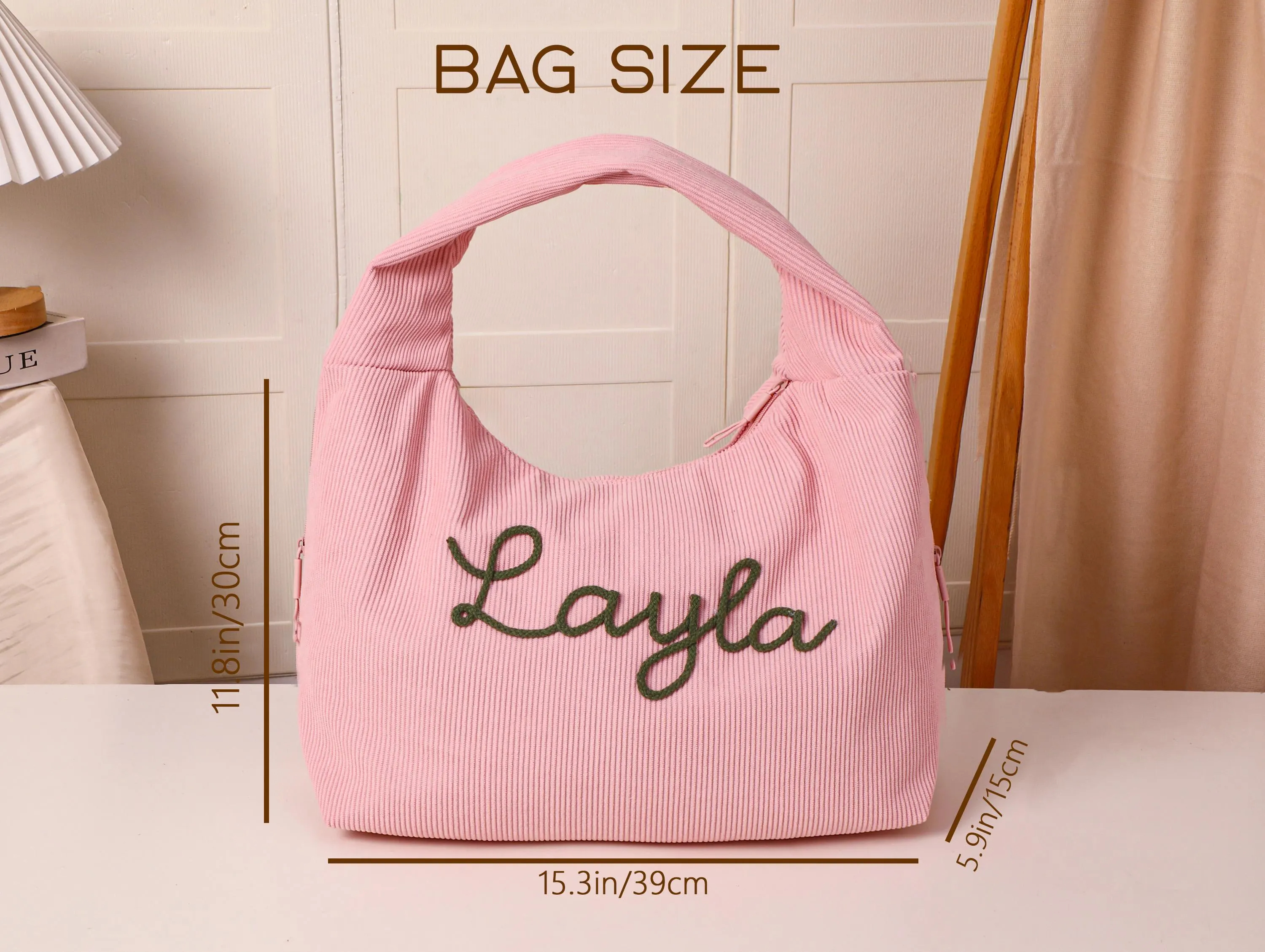 Custom Corduroy Tote Bag