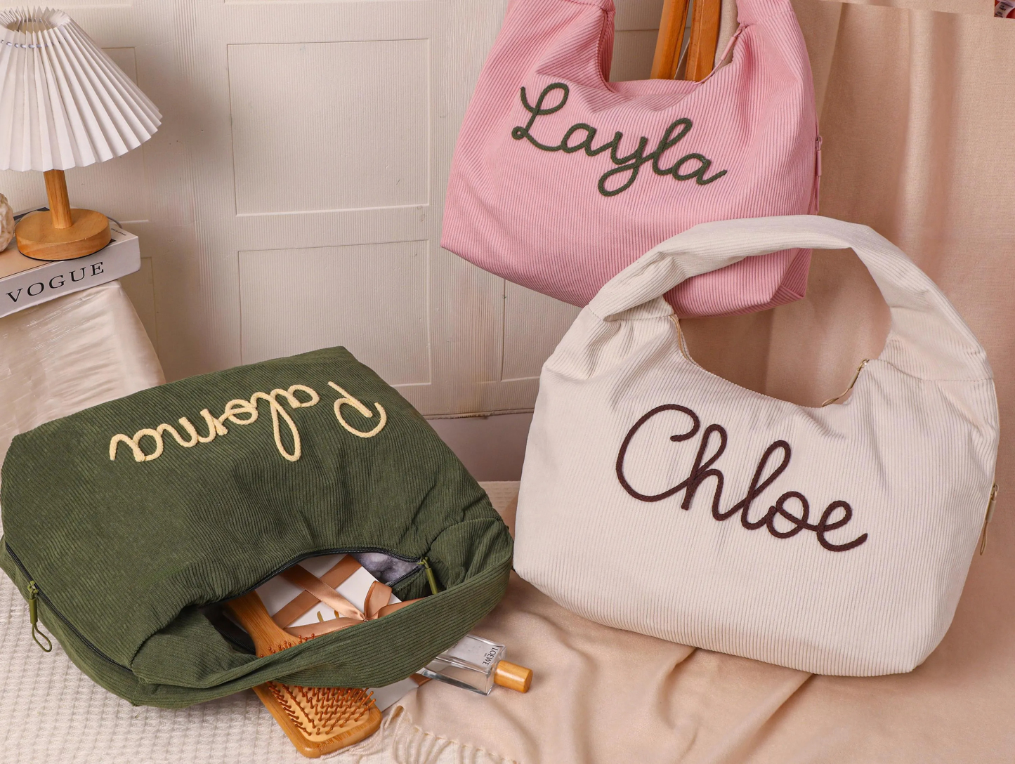 Custom Corduroy Tote Bag