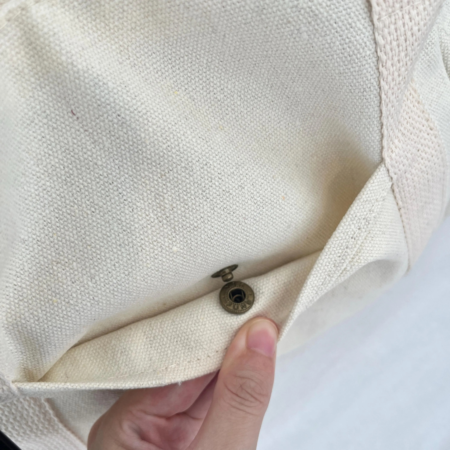 Personalized Embroidered Name Cotton Canvas Tote Bag