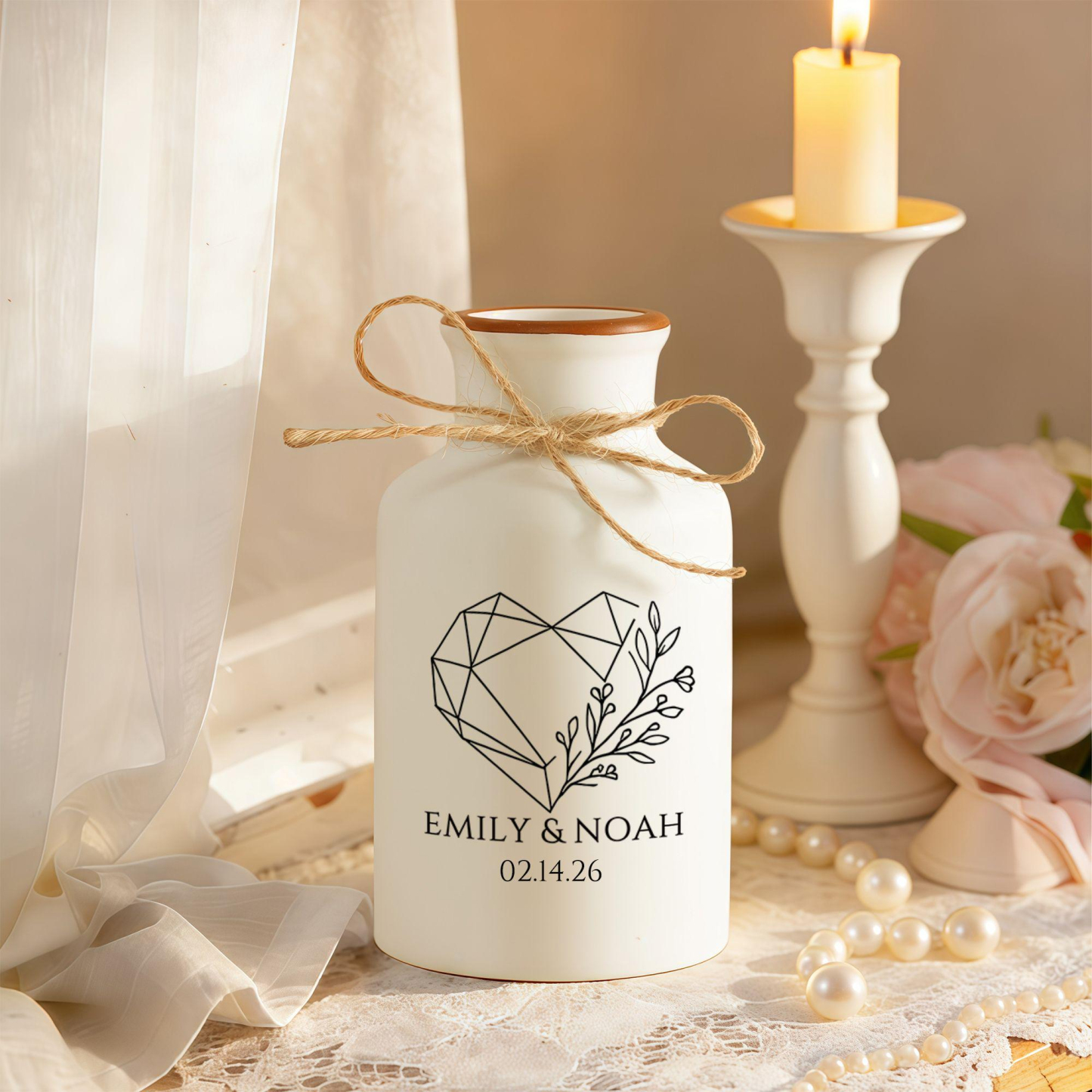 Custom Wedding Gifts Flower Vase