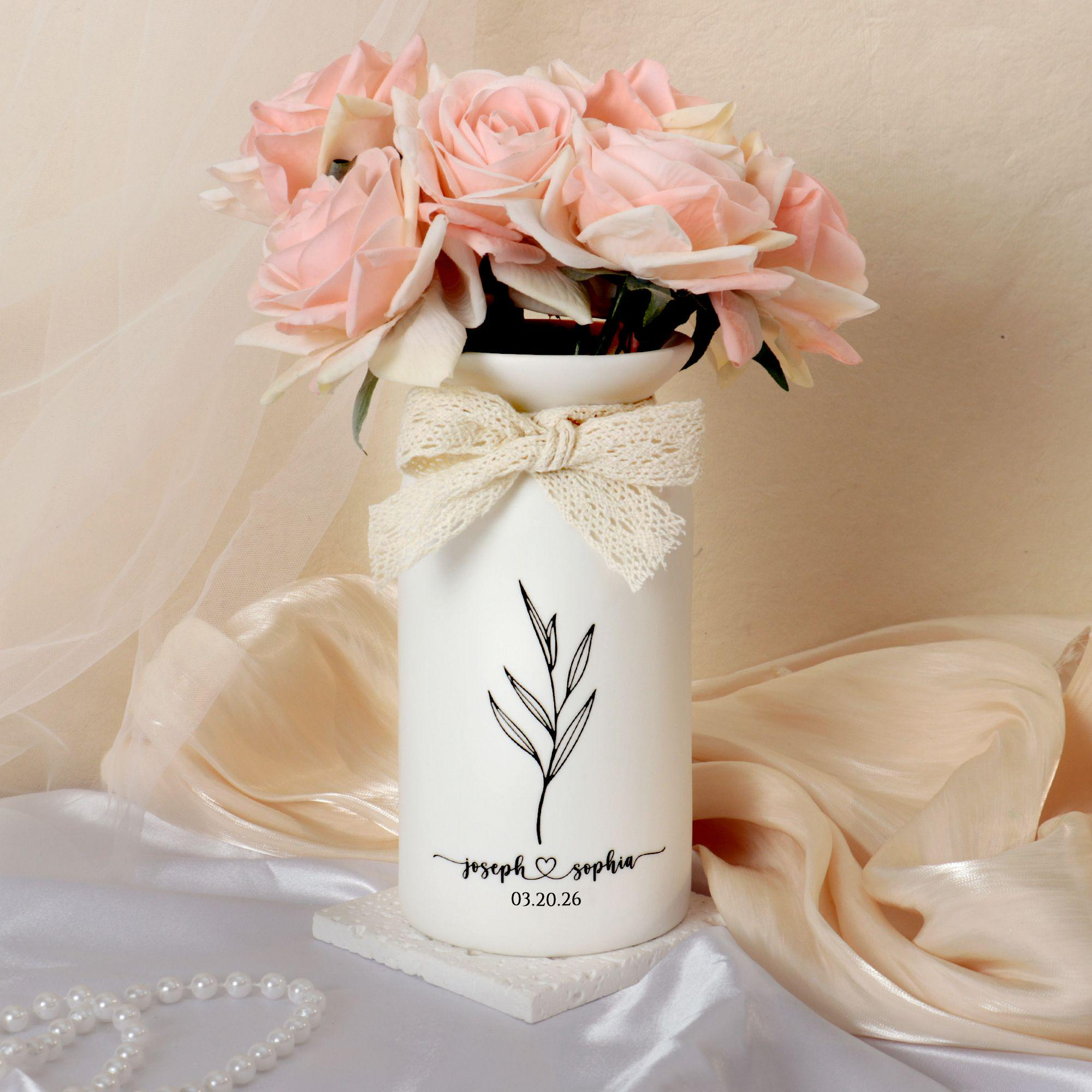 Custom Wedding Gifts Flower Vase