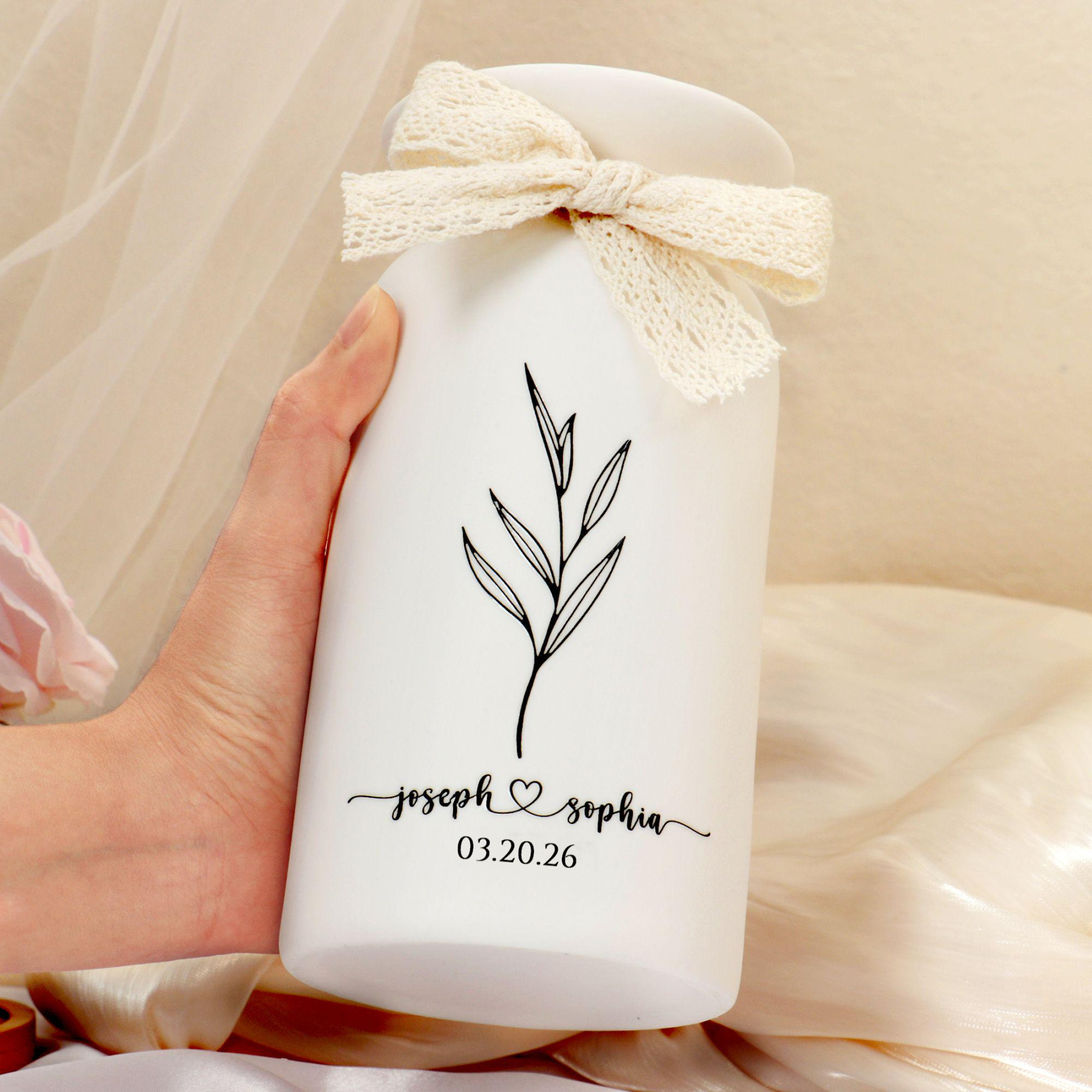 Custom Wedding Gifts Flower Vase