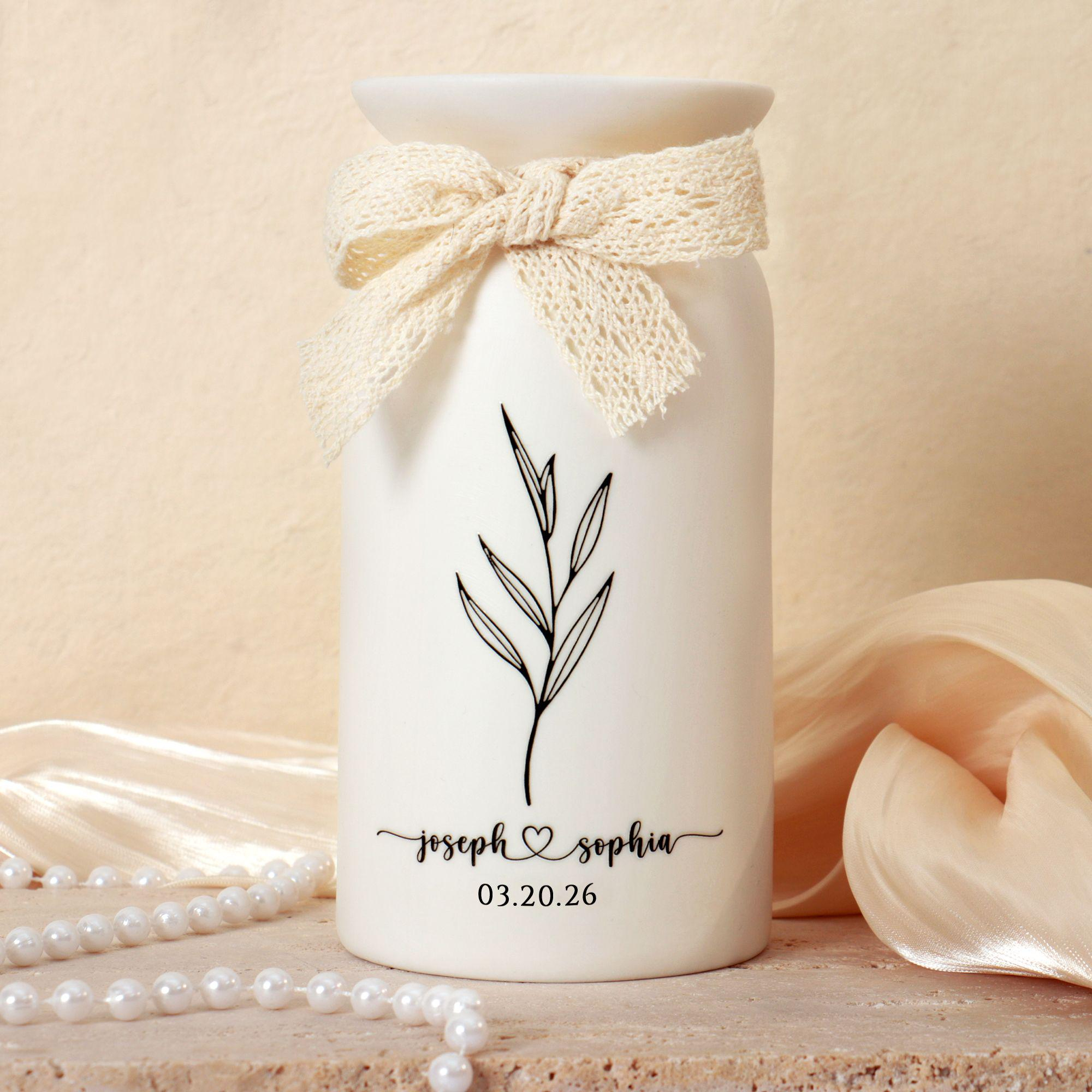 Custom Wedding Gifts Flower Vase