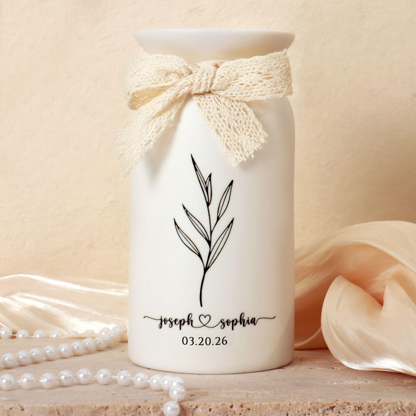 Custom Wedding Gifts Flower Vase
