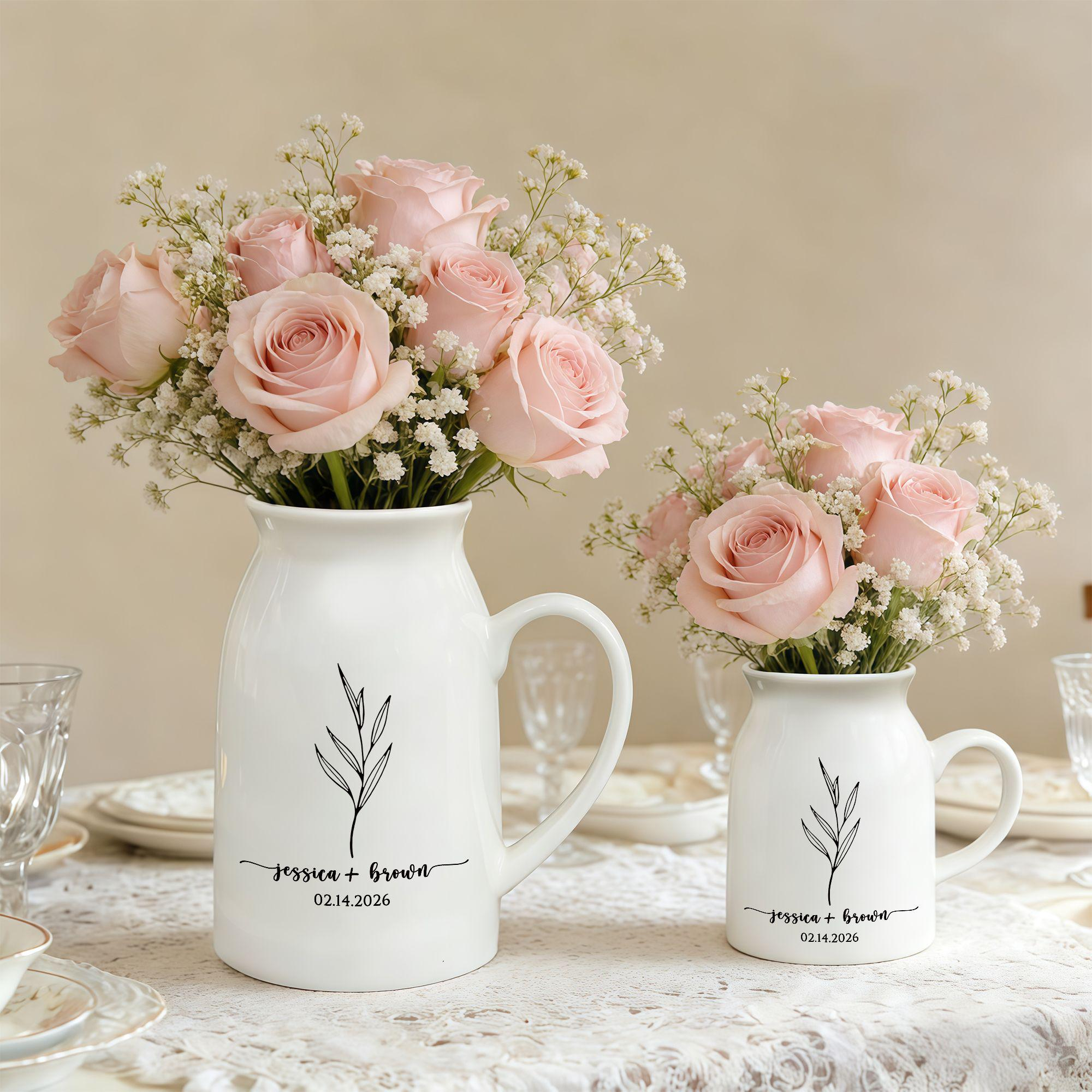 Custom Wedding Gifts Flower Vase