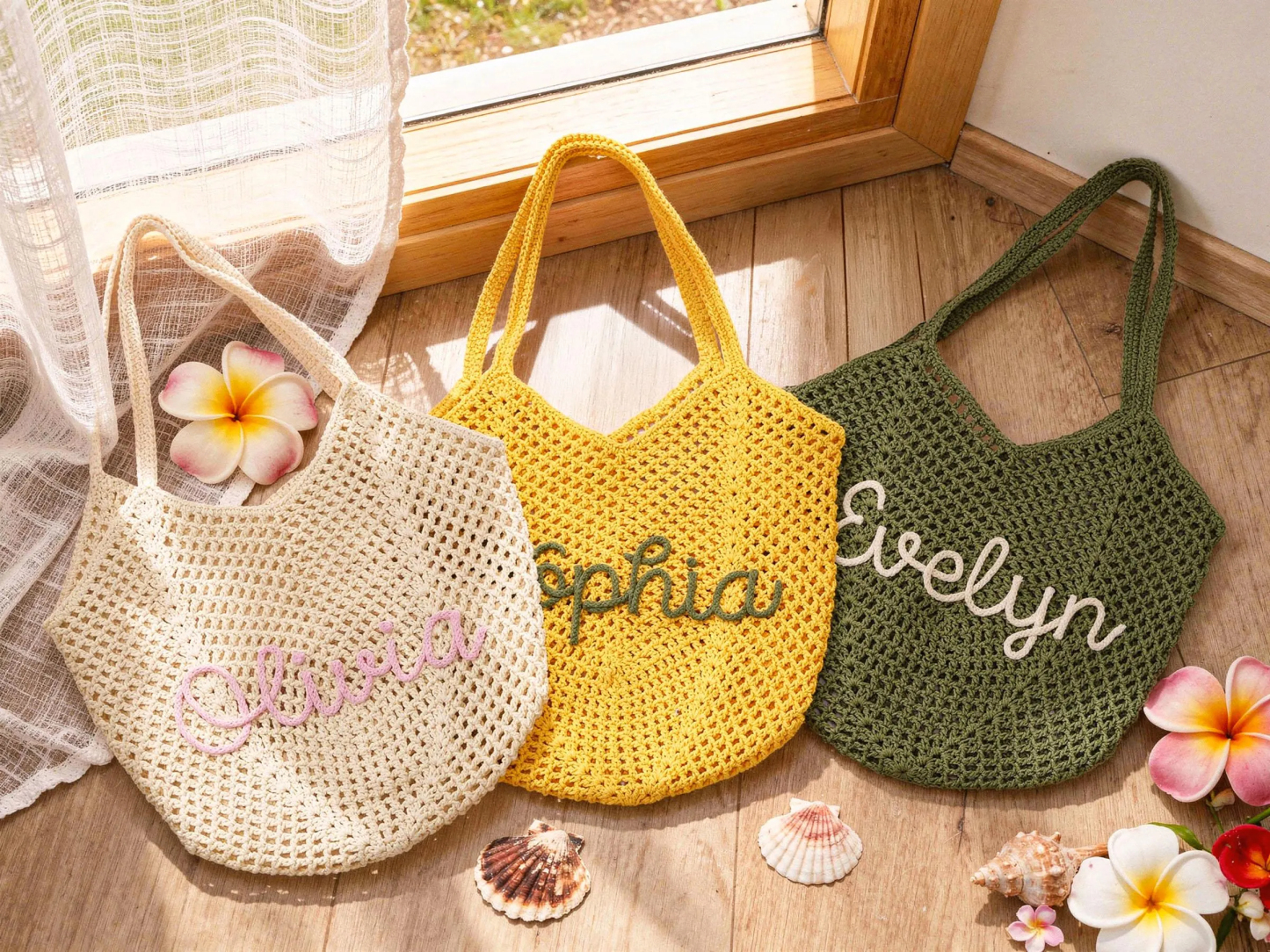 Personalized Beach Tote Bag