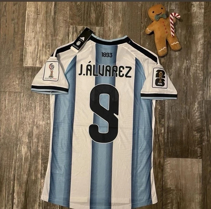 Julián Álvarez 2026 Argentina Home Soccer Jersey 