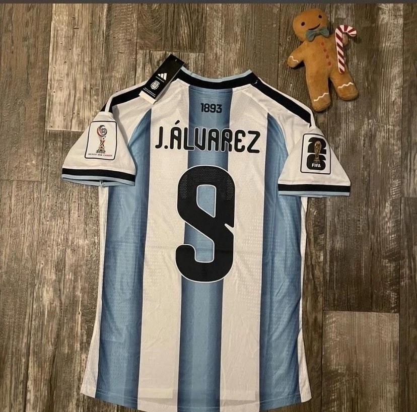 Julián Álvarez 2026 Argentina Home Soccer Jersey 