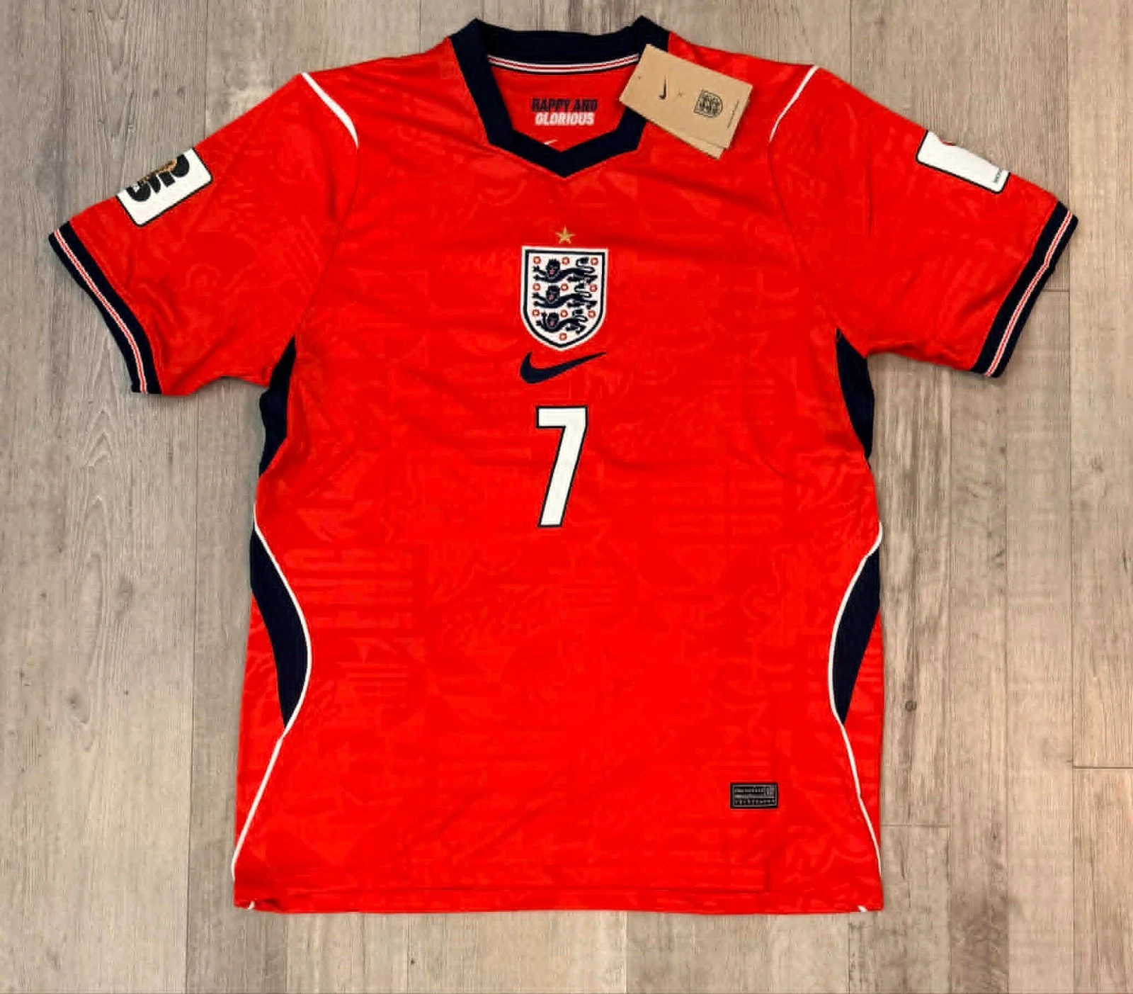 Bukayo Saka 2026 England Away Soccer Jersey