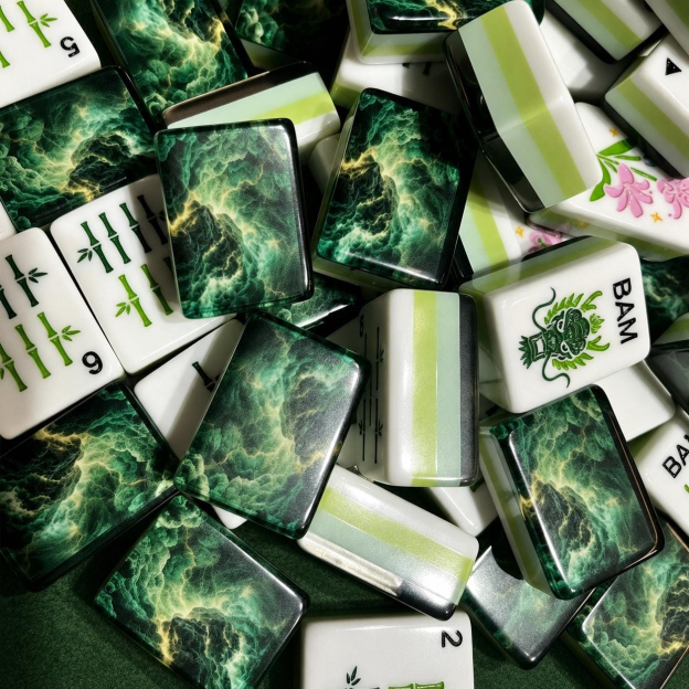 Cloud Thunder Mahjong Tiles