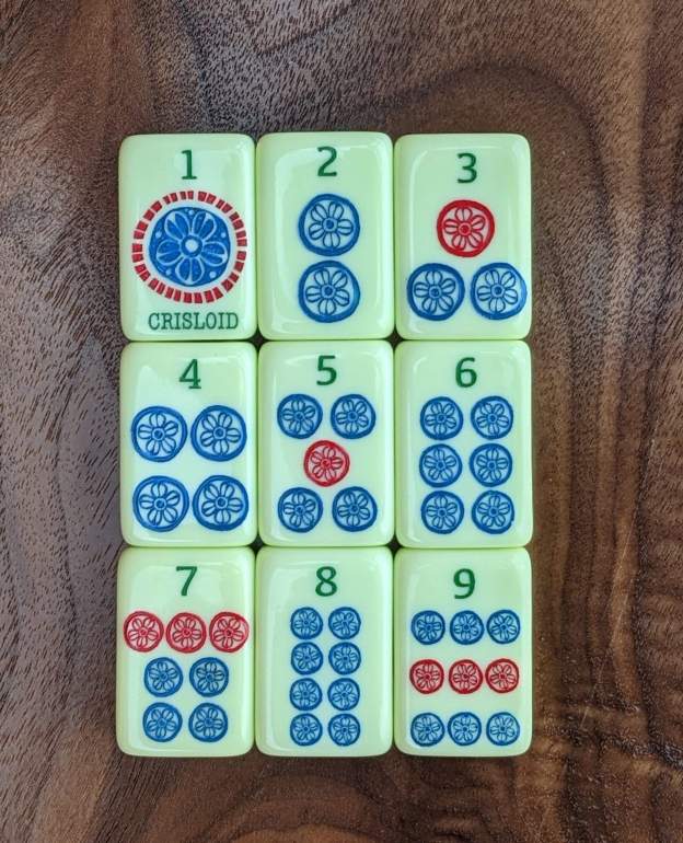 Celadon Garden Mahjong Tiles