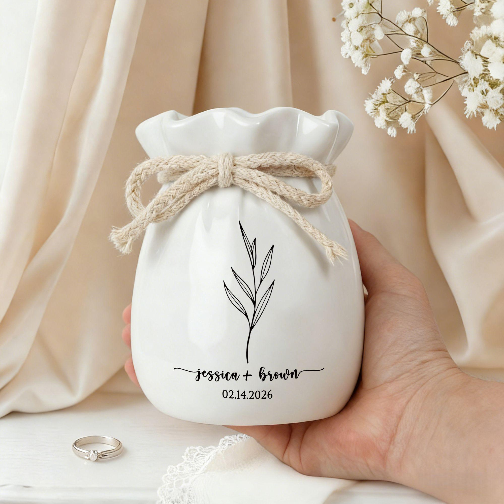 Custom Wedding Gifts Flower Vase