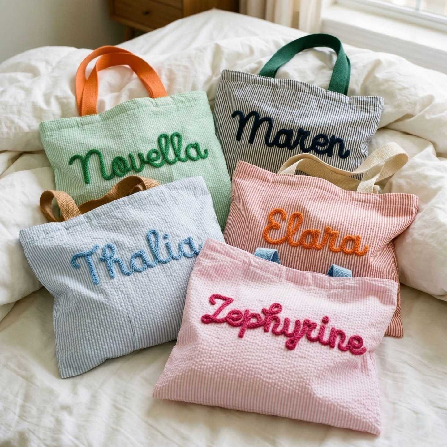 Personalized Beach Bag Custom Girls Trip Tote Bag