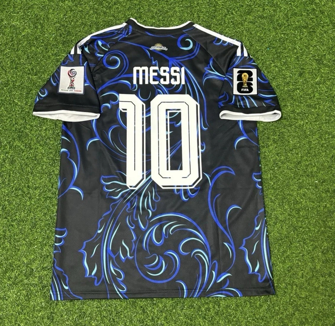 Lionel Messi Argentina Away Soccer Jersey