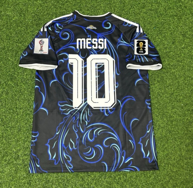 Lionel Messi Argentina Away Soccer Jersey