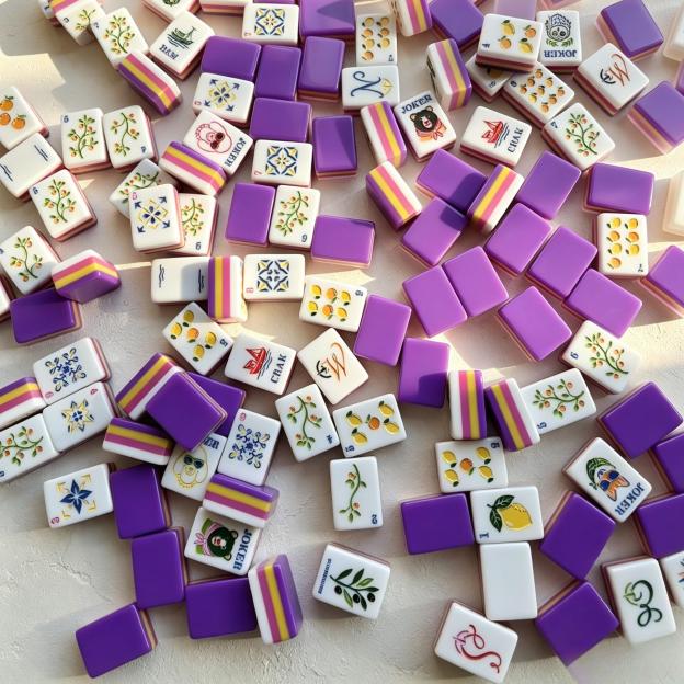 Mediterranean Citrus Mahjong Tiles