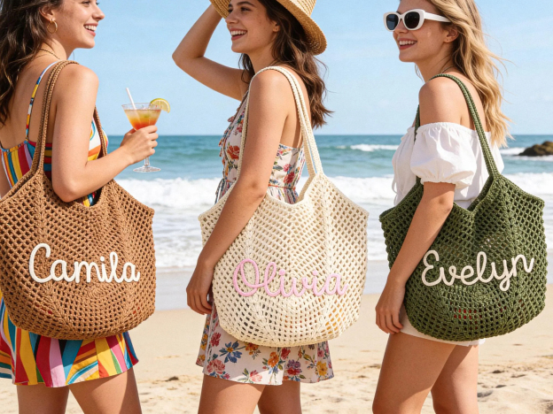 Personalized Beach Tote Bag