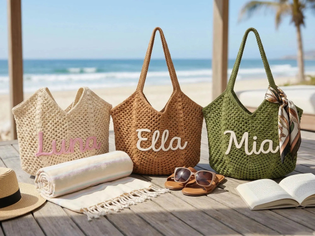 Personalized Beach Tote Bag