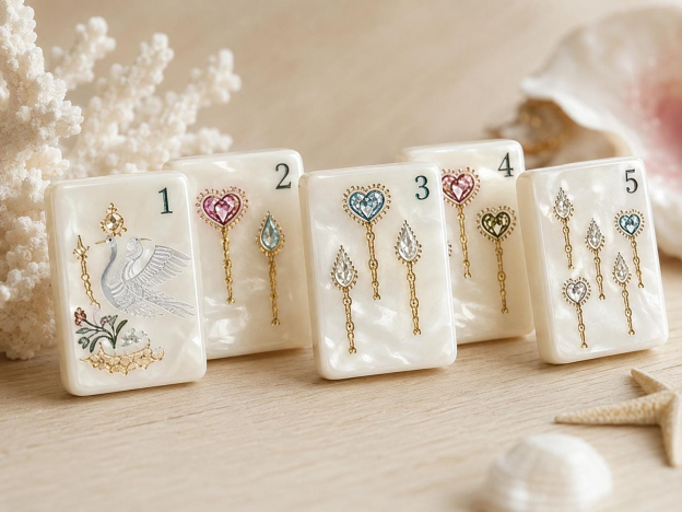Pearlescent Mahjong Tiles