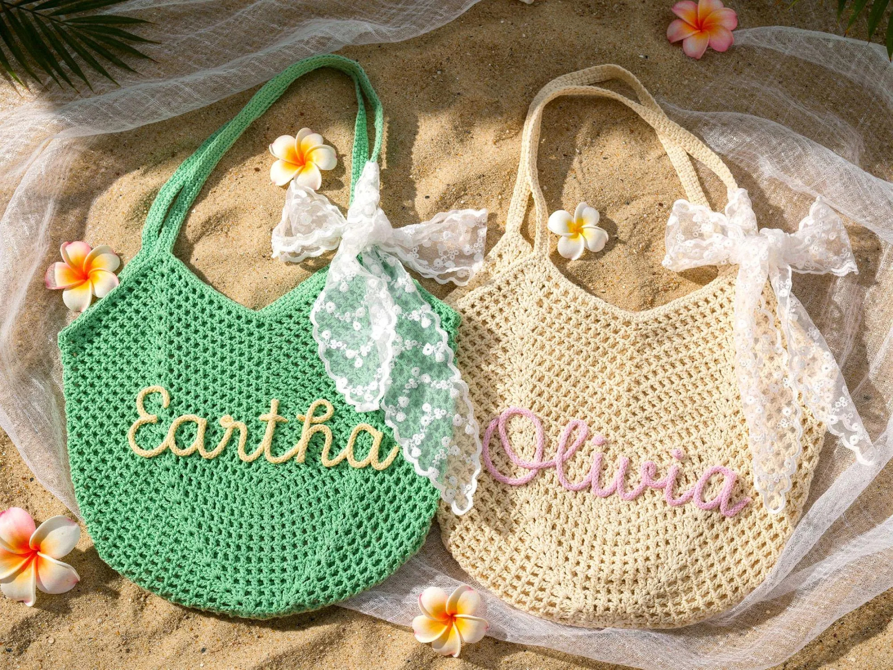 Personalized Beach Tote Bag