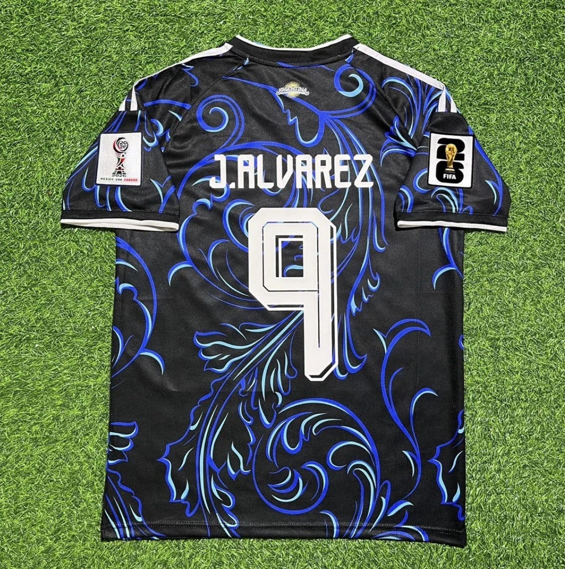 Julián Álvarez Argentina Away Soccer Jersey