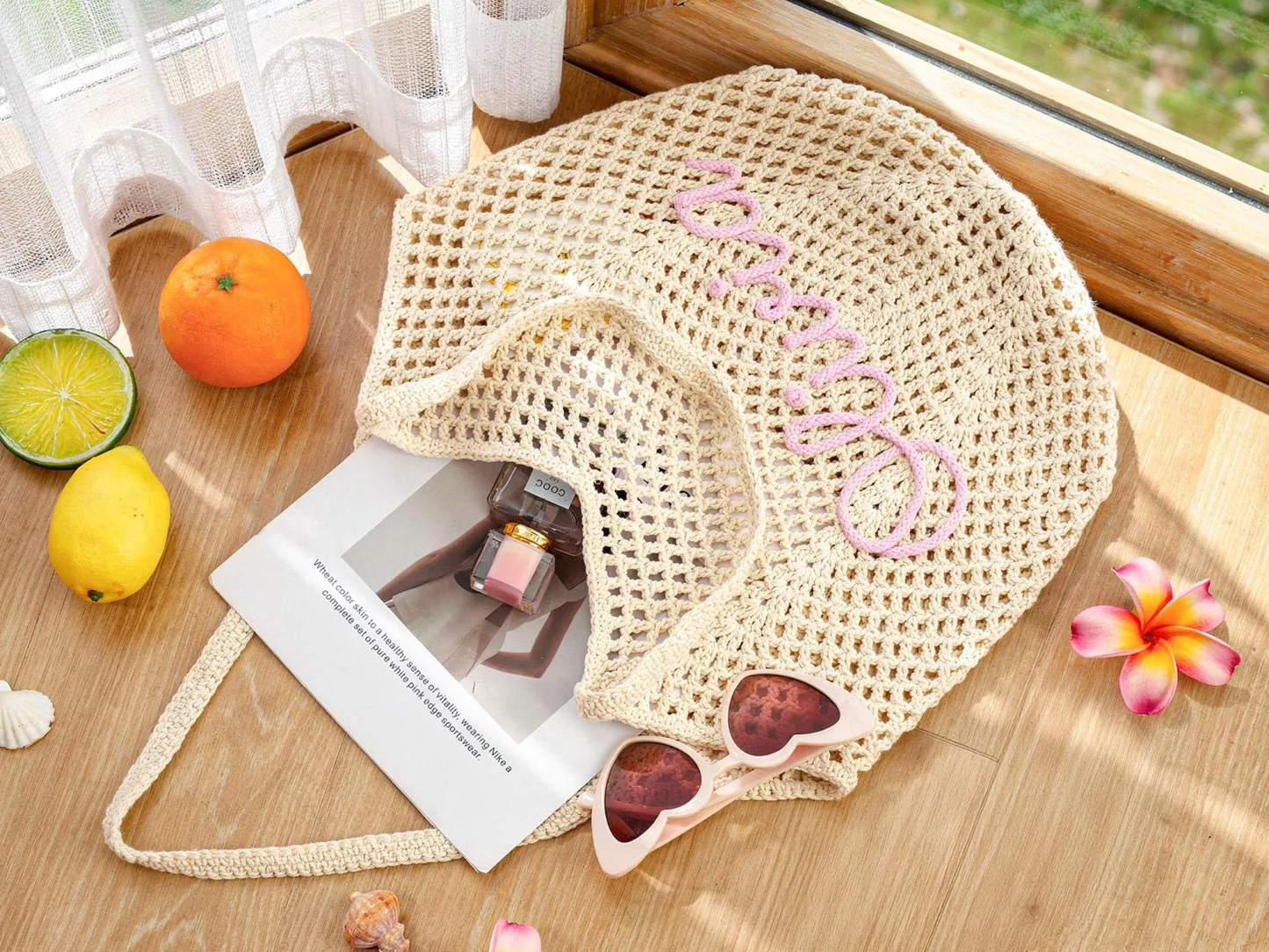 Personalized Beach Tote Bag