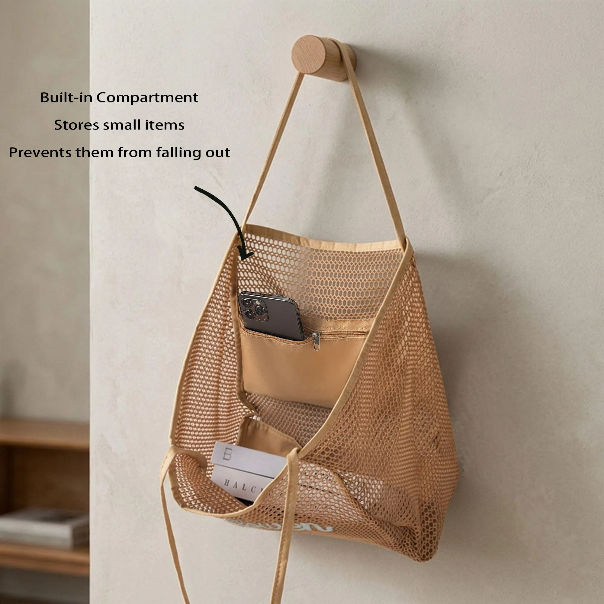 Custom Beach Bag Personalized Mesh Tote Bag