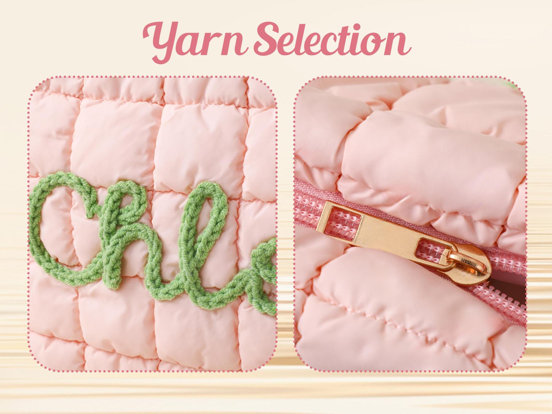 Personalized Quilted Nylon Makeup Bag
