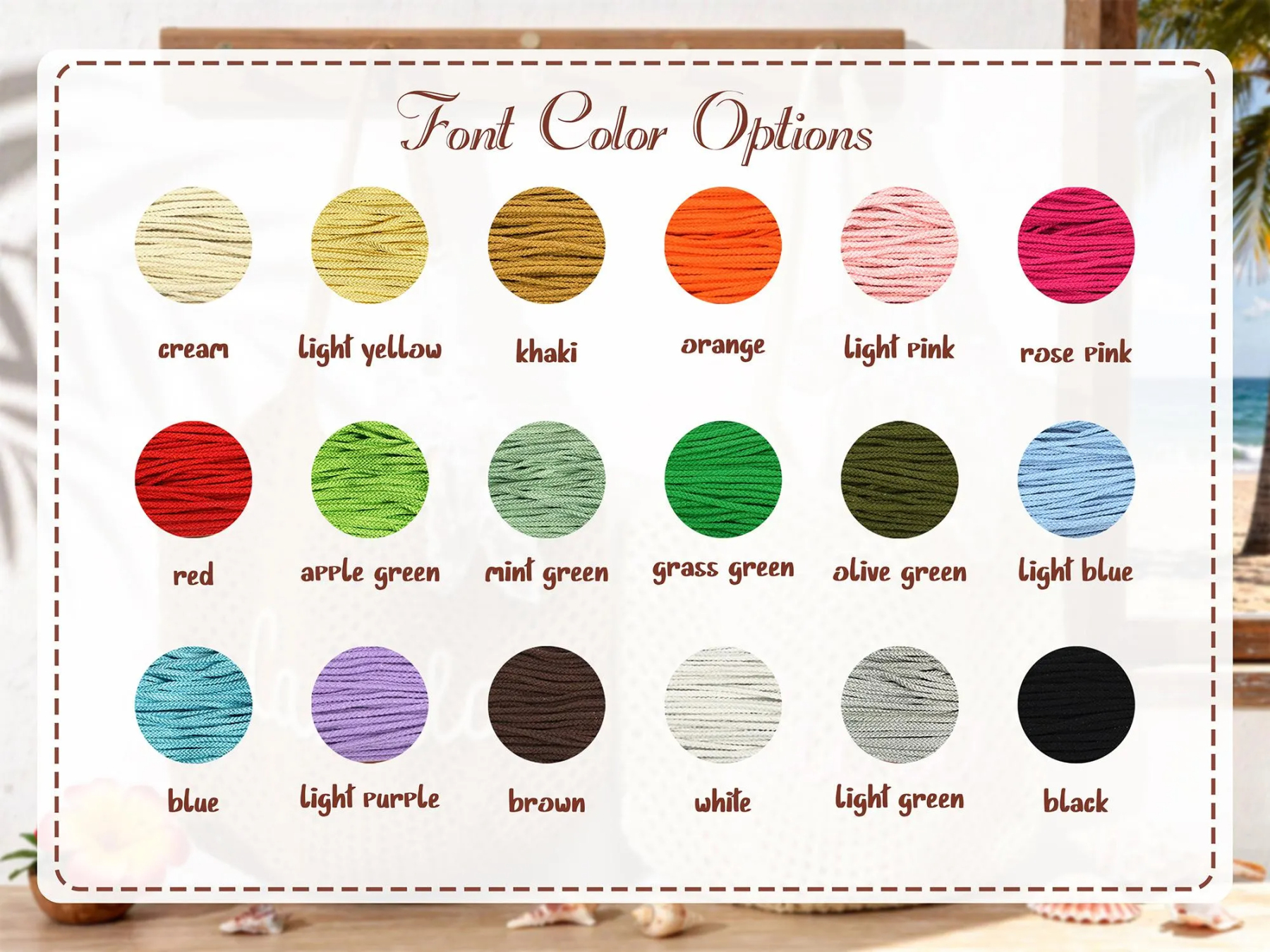 Personalized Beach Tote Bag