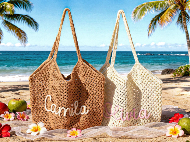 Personalized Beach Tote Bag