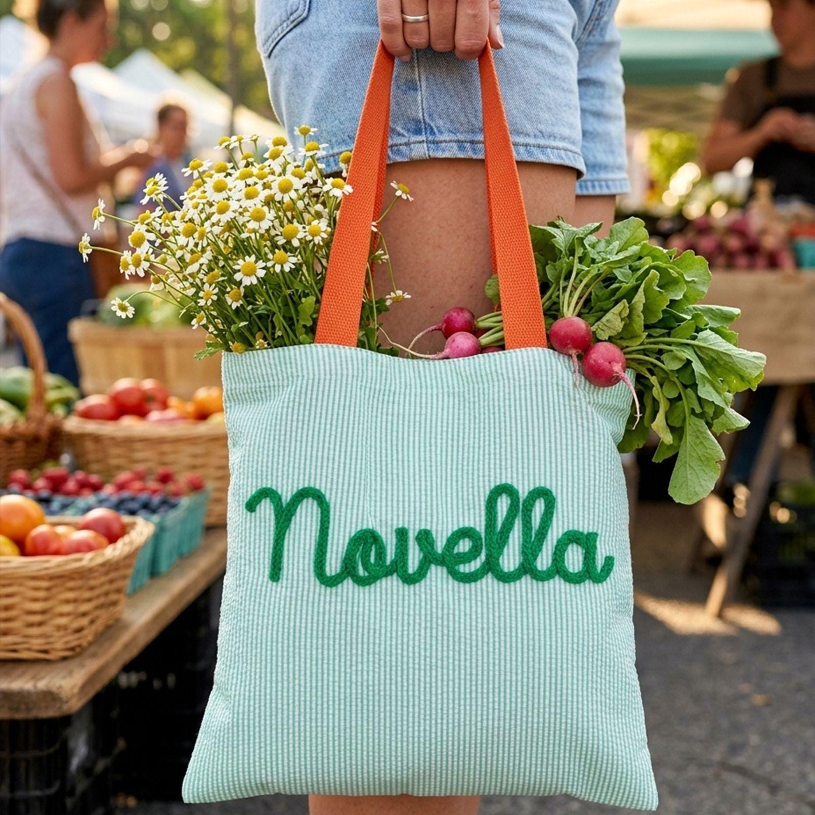 Personalized Beach Bag Custom Girls Trip Tote Bag