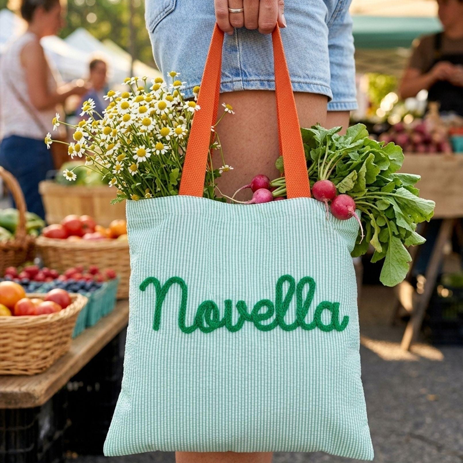 Personalized Beach Bag Custom Girls Trip Tote Bag