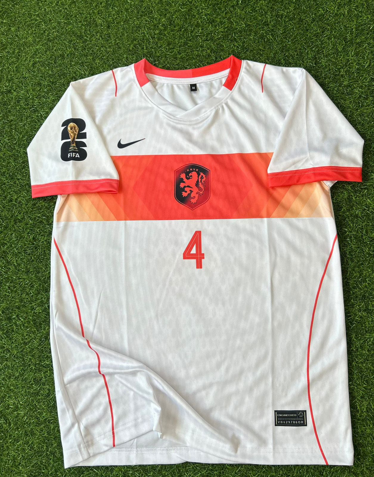 Virgil van Dijk 2026 Netherlands National Team Away Soccer Jersey