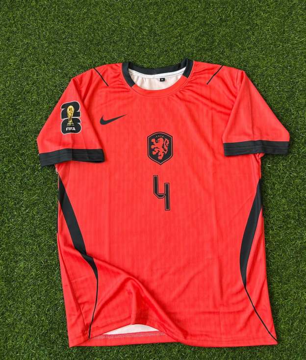 Virgil van Dijk 2026 Netherlands National Team Home Soccer Jersey