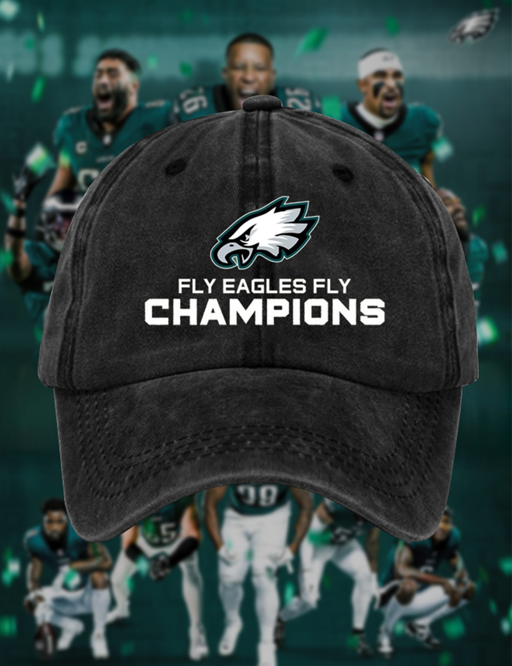 Philadelphia Football Champions Super Bowls 2025 Hat