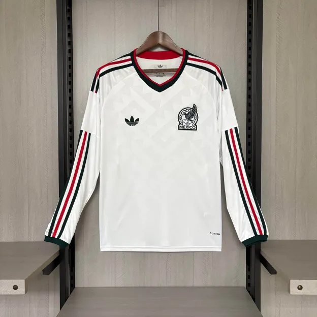 2026 Long Sleeve Mexico National Team Away Soccer Jersey