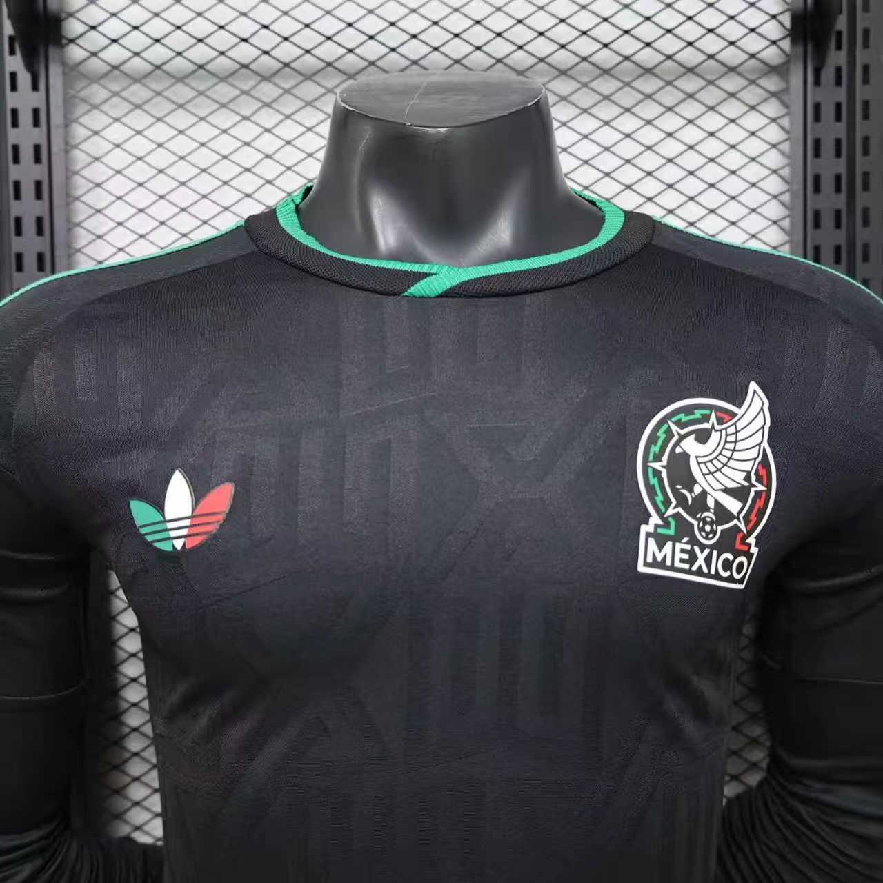 2026 Long Sleeve Player Version Mexico National Team Third Away Soccer Jersey