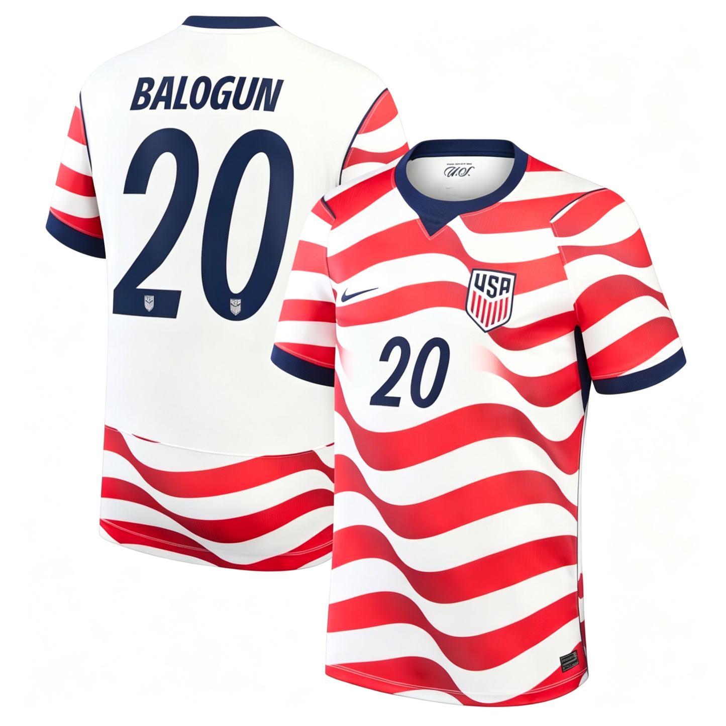 Folarin Balogun USMNT 2026 Home Jersey