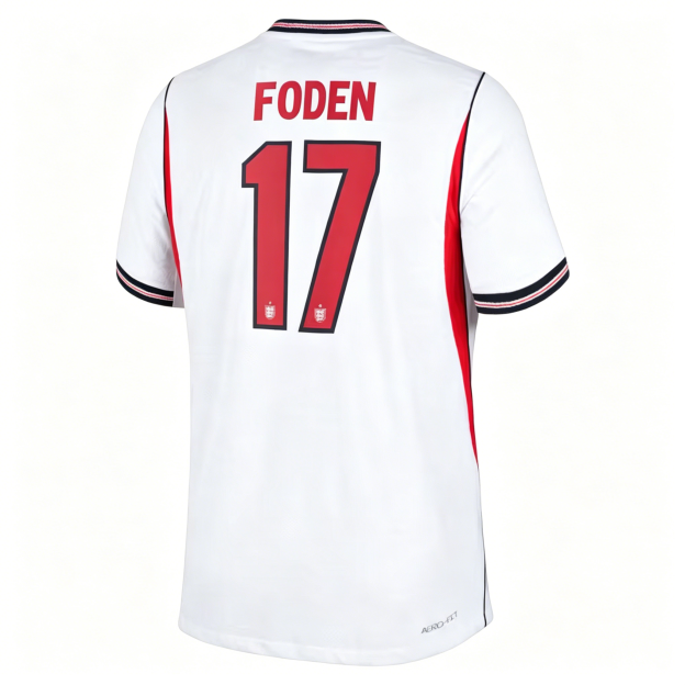 Phil Foden England National Team 2026 Home Jersey