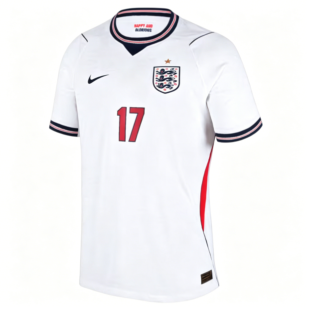 Phil Foden England National Team 2026 Home Jersey
