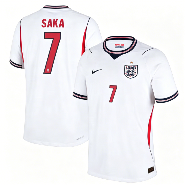 Bukayo Saka England National Team 2026 Home Jersey