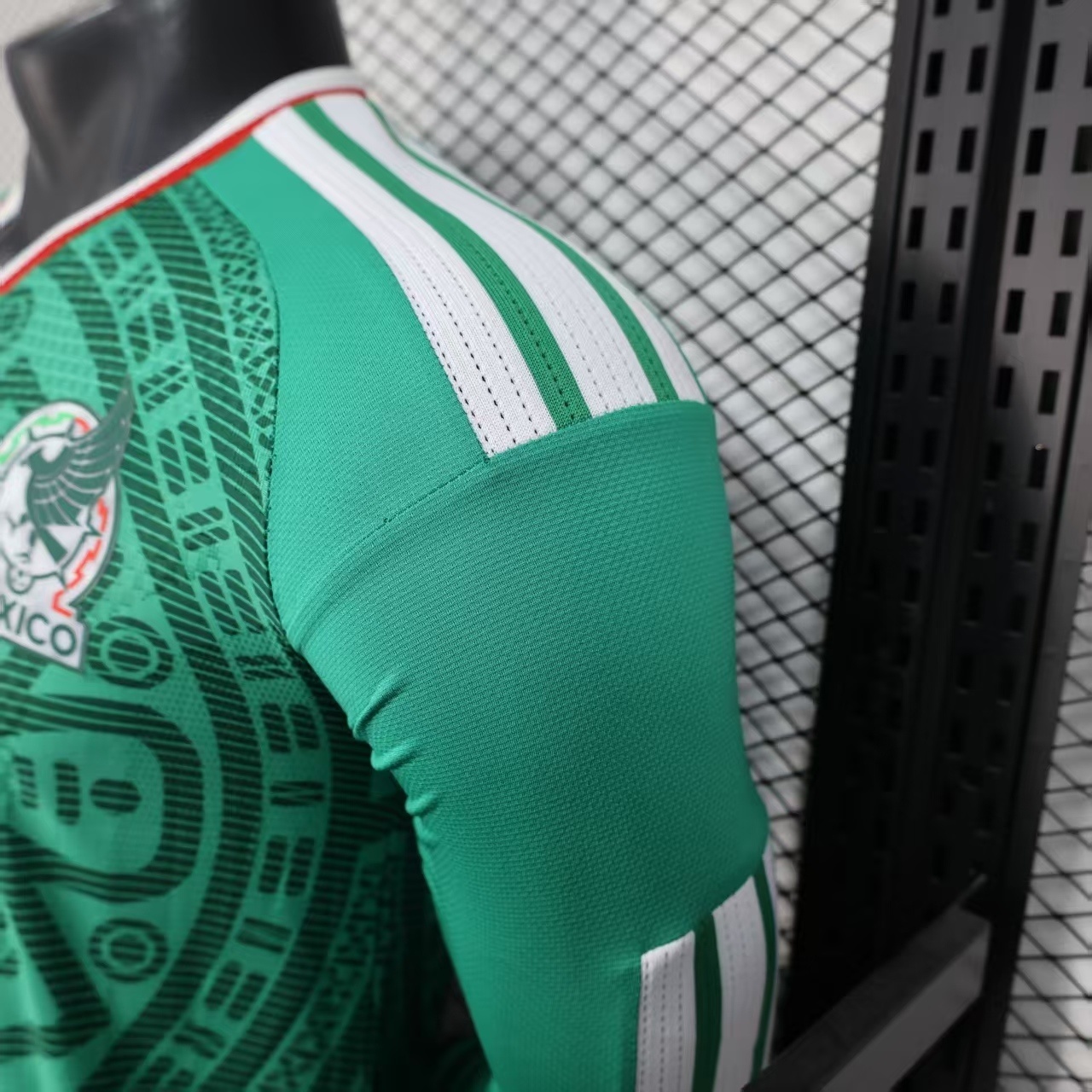 2026 Long Sleeve Player Version Mexico National Team Home Soccer Jersey