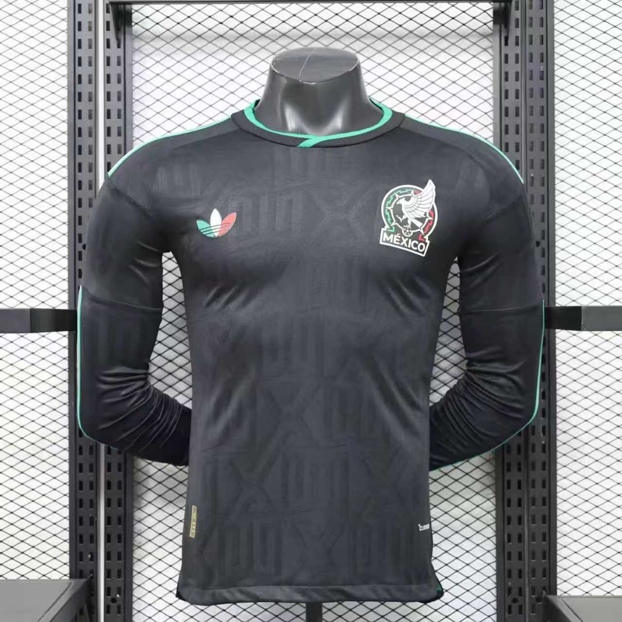2026 Long Sleeve Player Version Mexico National Team Third Away Soccer Jersey