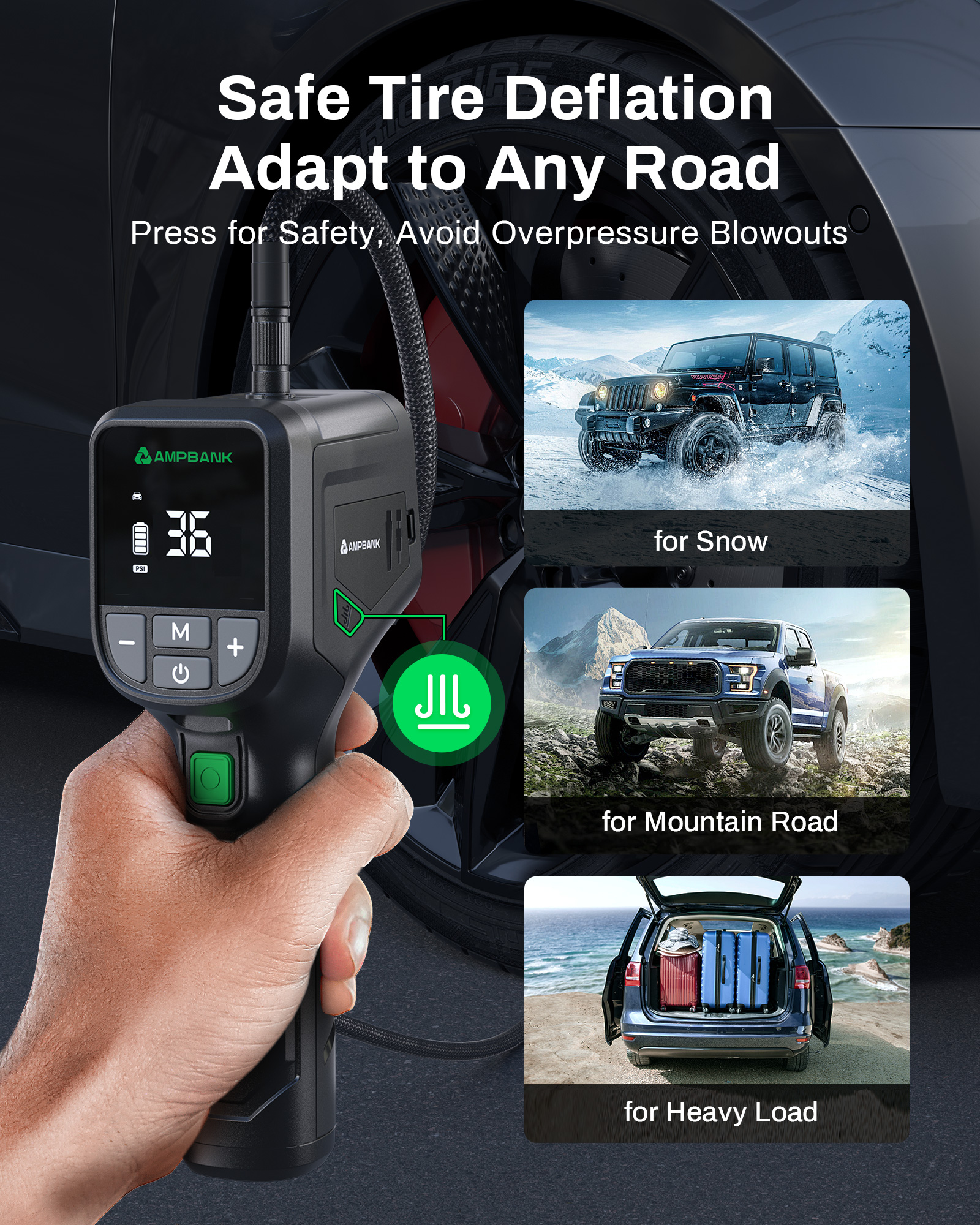 Tire Inflator Portable AMPBANK AT001