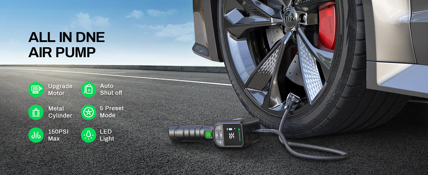 Tire Inflator Portable AMPBANK AT001