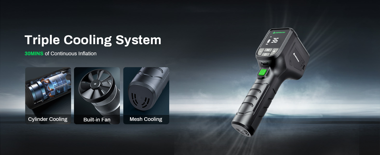 Tire Inflator Portable AMPBANK AT001