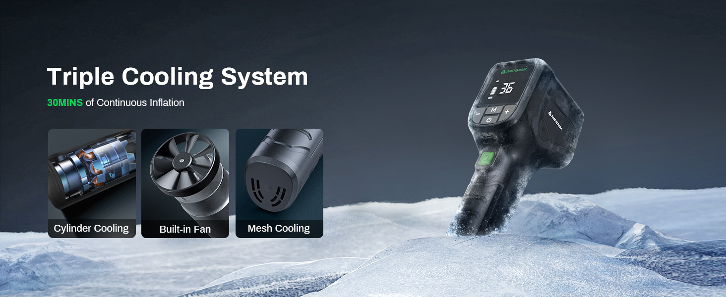 Tire Inflator Portable AMPBANK AT001