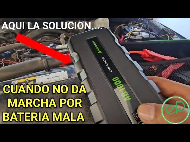 Jump Starter, 4000A Battery Jumper Starter Portable, 12V Car Battery Jump Starter for Up to 10L Gas/8L Diesel Engines, Jump Pack with Jumper Cables and EVA Protection Case (AB4000)